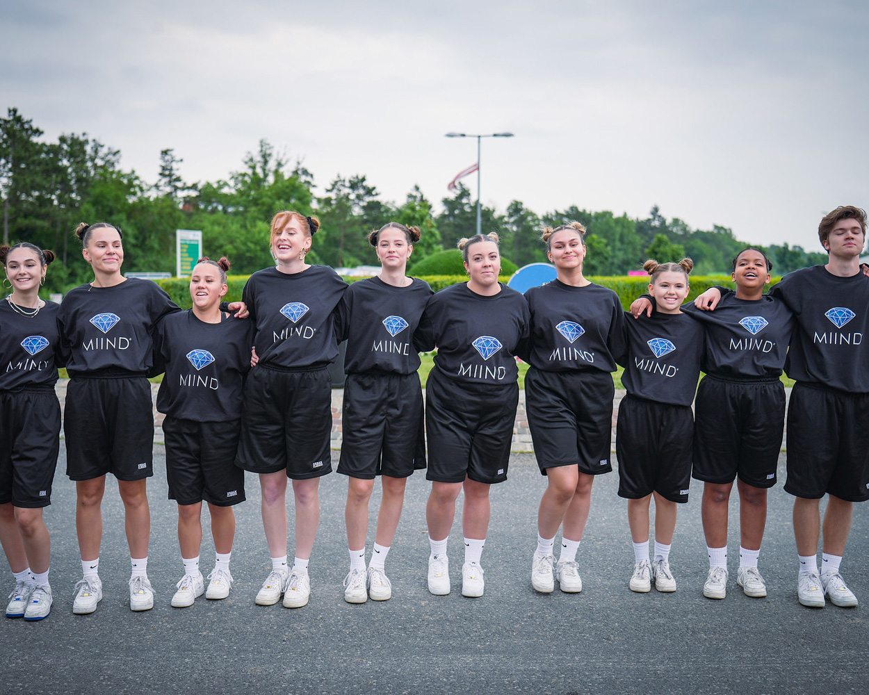 Teamfoto Auftritt für MIIND
